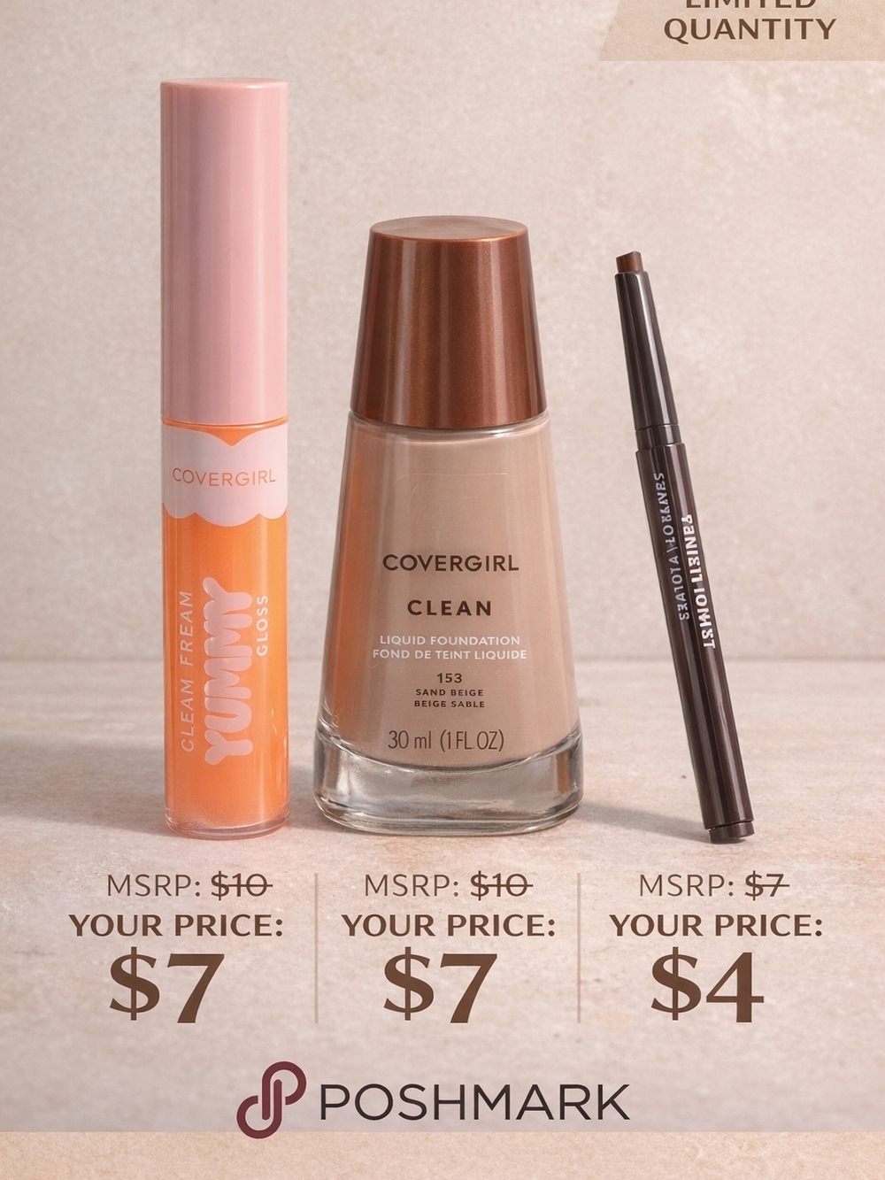 COVERGIRL Yummy Gloss & Brown Lip Pencil Duo - Pink & Brown